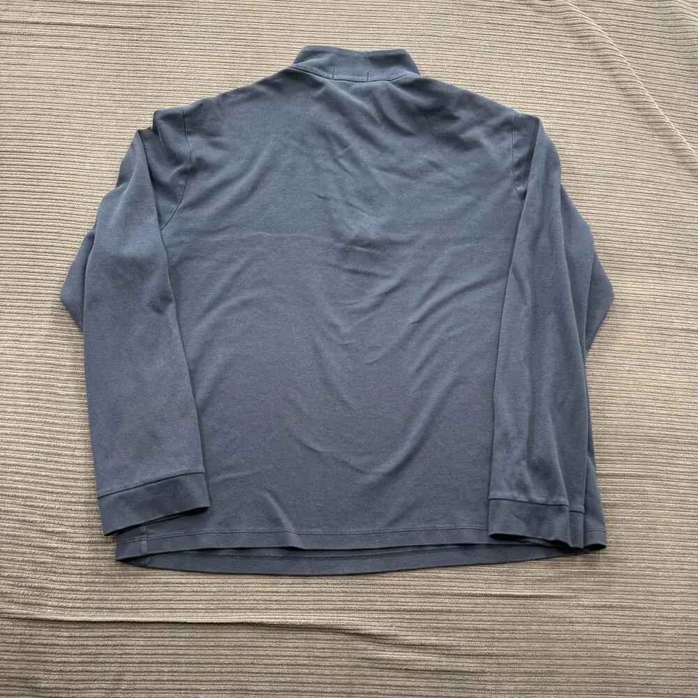Polo Ralph‎ Lauren Pullover Mens XL 1/4 Zip Mock Neck Long Sleeve Pima Cotton